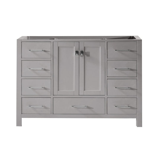 Virtu USA Caroline Avenue 48" Cabinet Only in Cashmere Grey