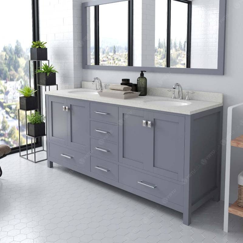 Gray Bathroom Vanity