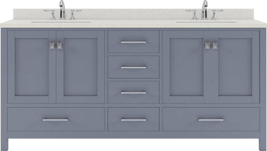 Double Undermount Sink Vanity