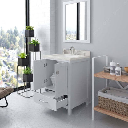 Contemporary White Bathroom Vanity