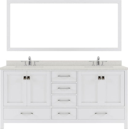 Double Undermount Sink Vanity Set