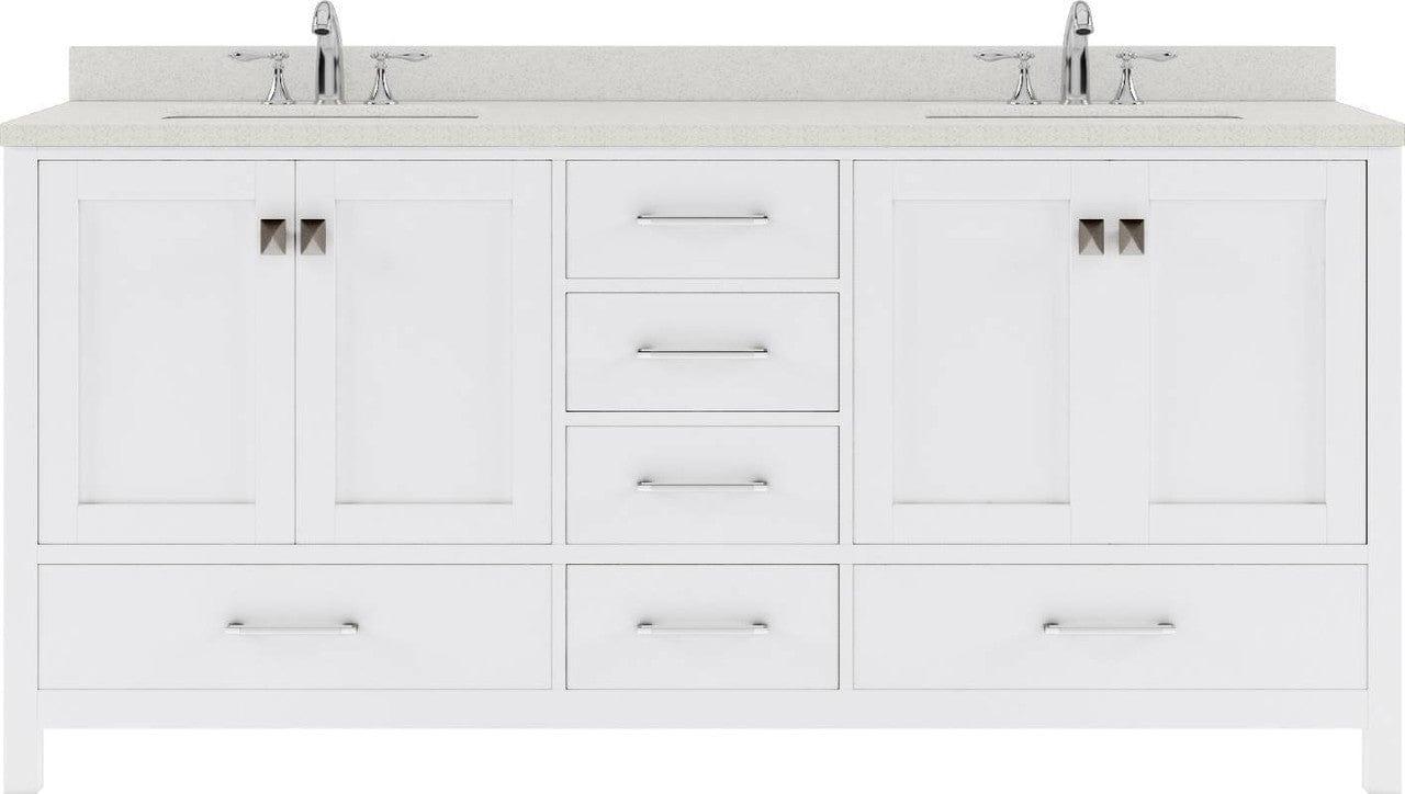 Double Undermount Sink Vanity Set