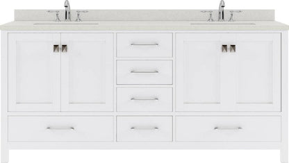 Double Undermount Sink Vanity Set