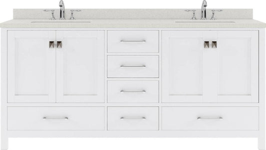 Double Undermount Sink Vanity Set