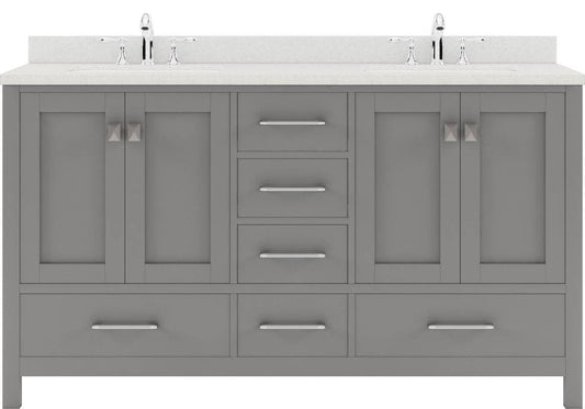 Virtu USA double sink vanity