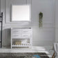 Virtu USA Caroline Estate 36 Single Bathroom Vanity Cabinet in White