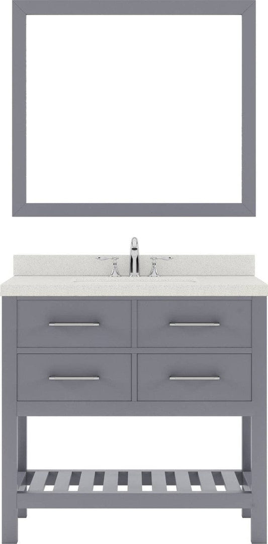 Single sink vanity set