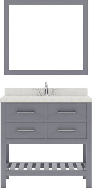 Single sink vanity set