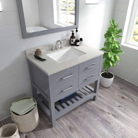 square sink vanity