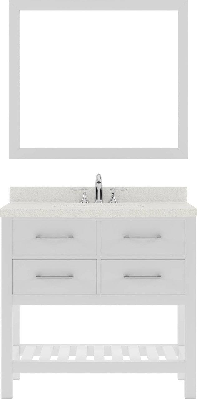 Virtu USA freestanding bathroom vanity