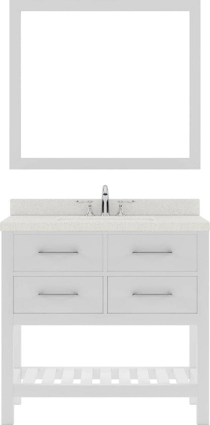 Virtu USA freestanding bathroom vanity