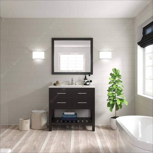 espresso freestanding bathroom vanity