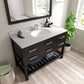 oval sink vanity set
