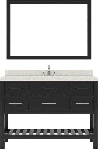 Espresso freestanding bathroom vanity