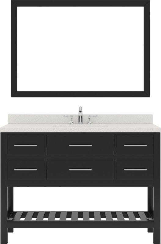 Espresso freestanding bathroom vanity