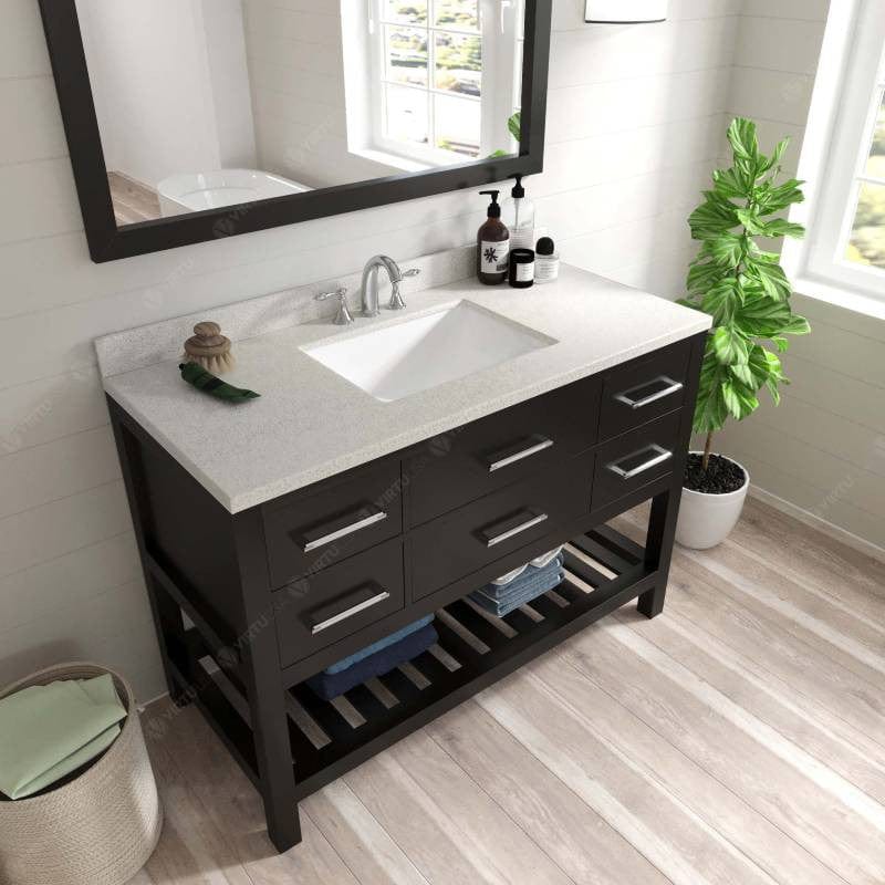 square sink vanity