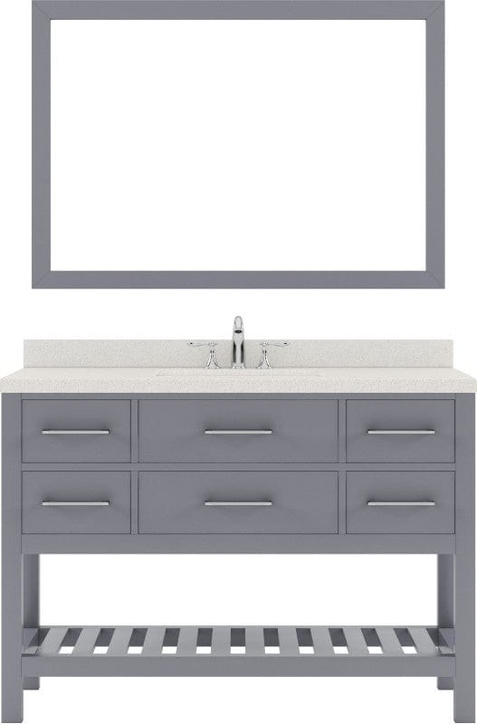 Freestanding bathroom vanity set