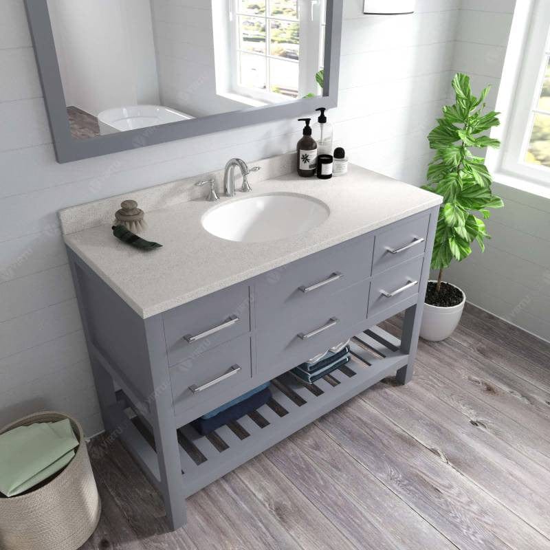 grey bathroom vanity