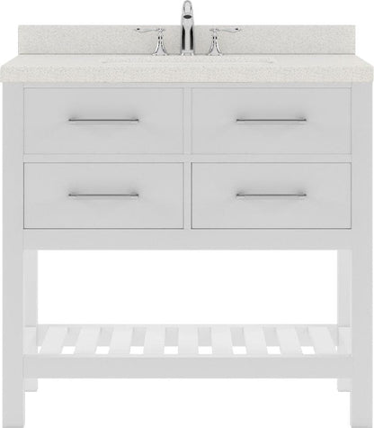 Single Round Sink Vanity 