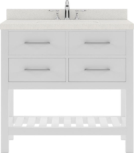 Single Round Sink Vanity 