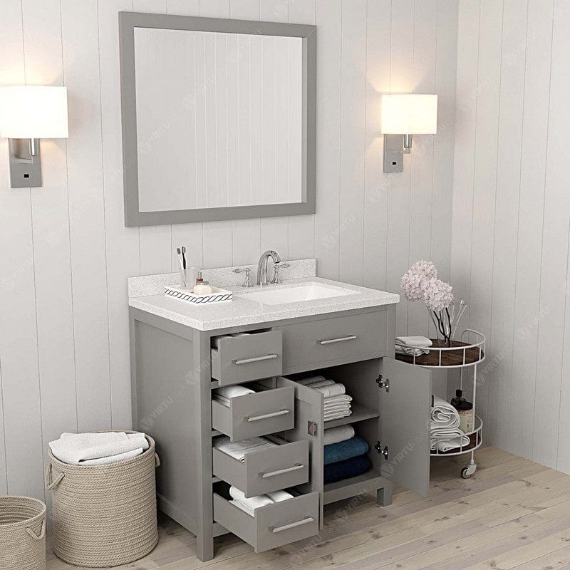 cashmere gray bathroom vanity set by Virtu USA