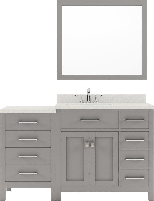 Right Offset Sink Bathroom Vanity Set