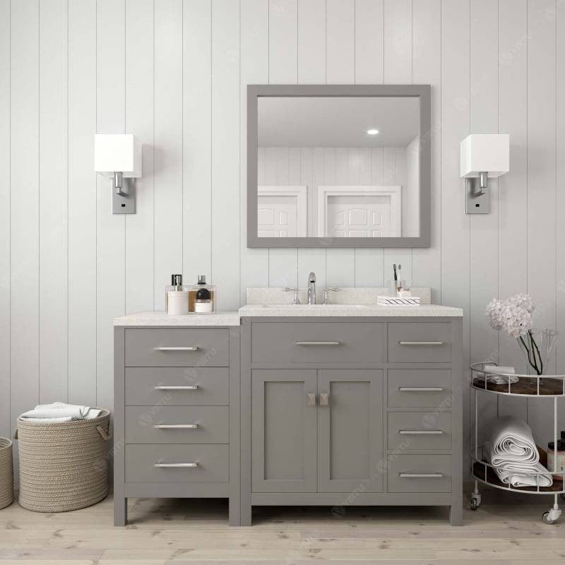 57 inch freestanding bathroom vanity