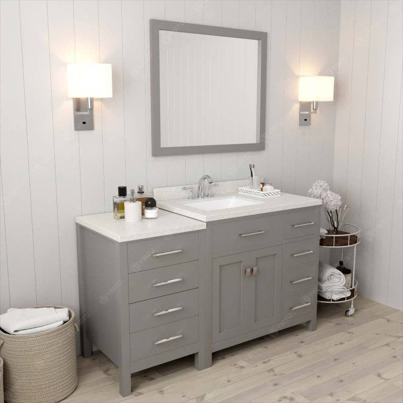 Cashmere Grey freestanding bathroom vanity