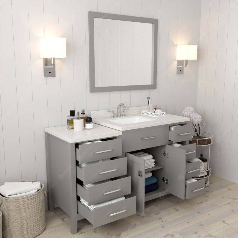Contemporary Grey Bathroom Vanity