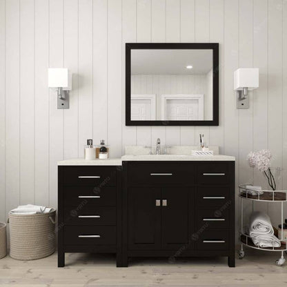 57 inch bathroom vanity