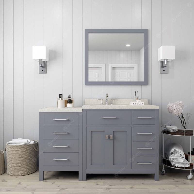 Gray Single Sink Vanity