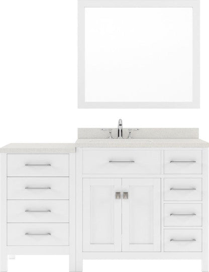 Single Round Sink Bathroom Vanity