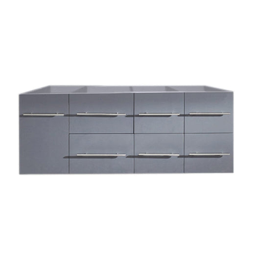 Virtu USA Ceanna 54" Cabinet Only in Grey