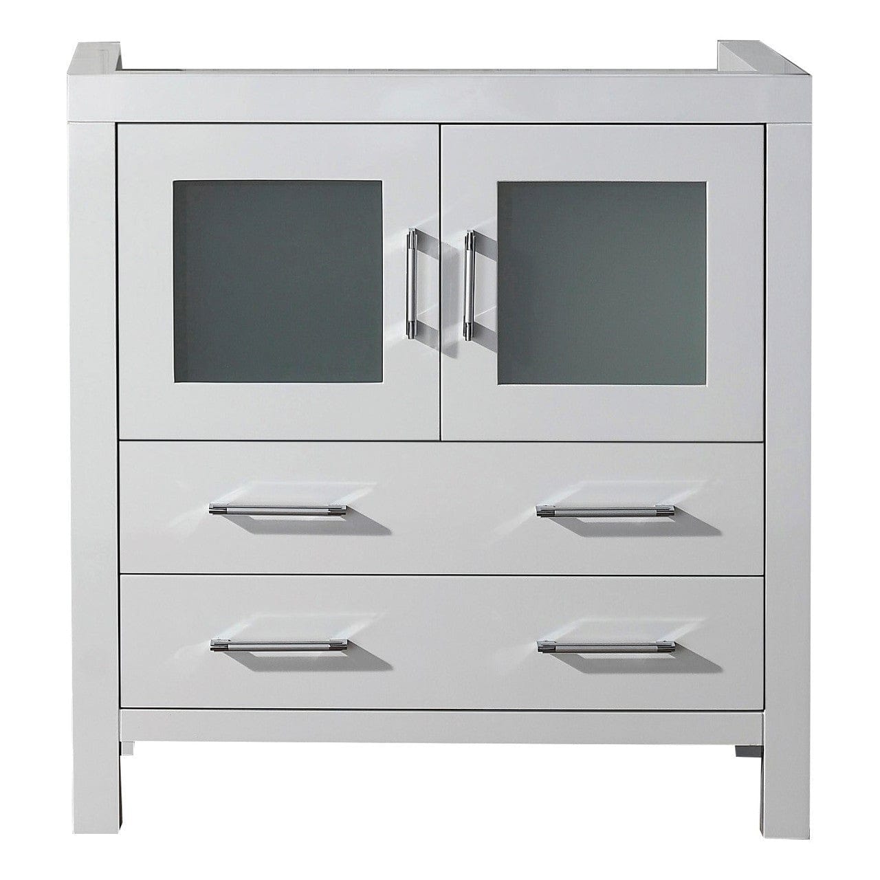 Virtu USA Dior 32 Single Bathroom Vanity Cabinet in White