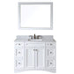 Virtu USA Elise 48" Single Bathroom Vanity Set in White