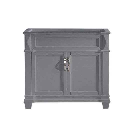 Virtu USA Victoria 36" Cabinet Only in Grey