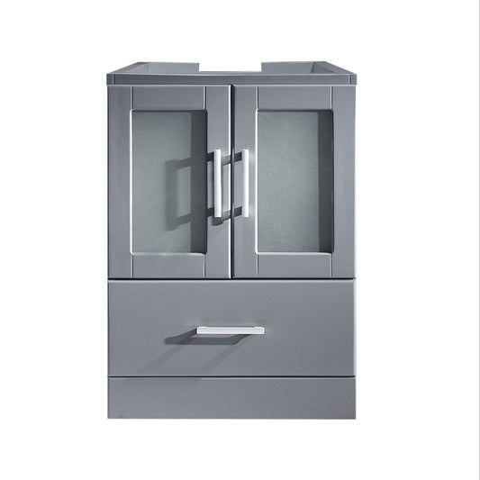 Virtu USA Zola 24" Cabinet Only in Grey