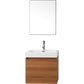 Virtu USA Zuri 24" Single Bathroom Vanity Set in Plum