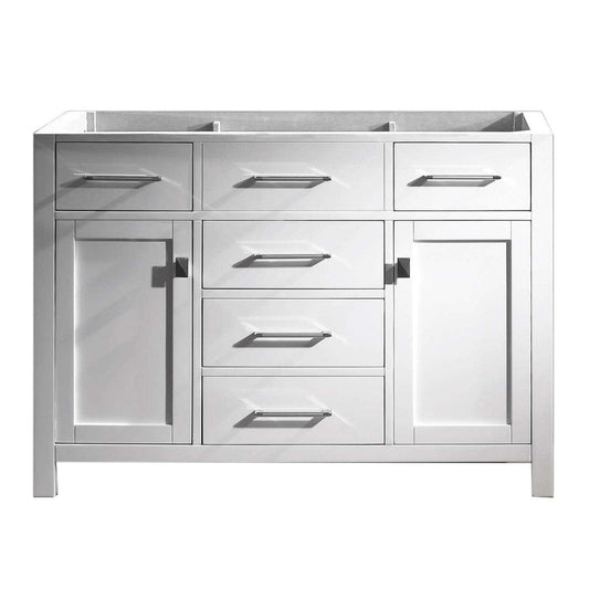 Virtu USA Caroline 47" Single Bathroom Vanity Cabinet in White