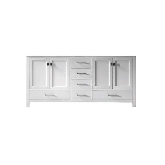 Virtu USA Caroline Avenue 71" Bathroom Vanity Cabinet in White