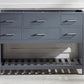 Virtu USA Caroline Estate 48" Bathroom Vanity Cabinet in Grey