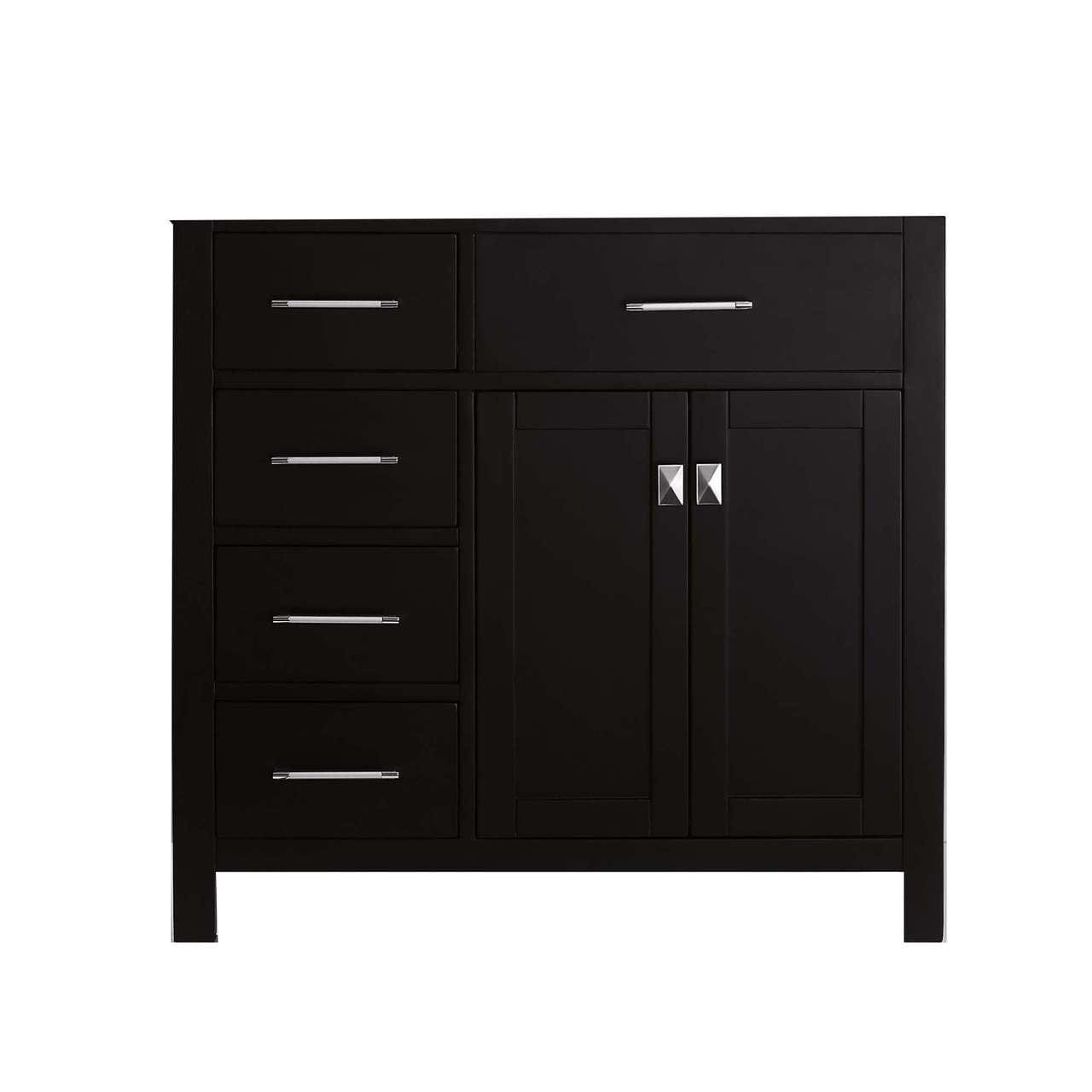 Virtu USA Caroline Parkway 36" Single Bathroom Vanity Cabinet in Espresso