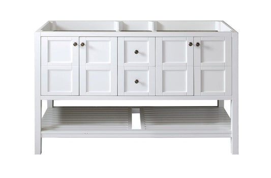 Virtu USA Winterfell 60" Bathroom Vanity Cabinet in White